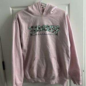 pink thrasher hoodie